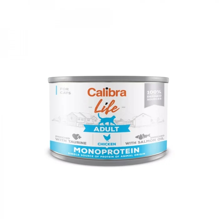 Calibra Cat Life Adult Chicken šlapias maistas katėms su vištiena