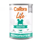 CALIBRA LIFE Dog can Sensitive Salmon with rice 400g suaugusiems šunims su lašiša ir ryžiais