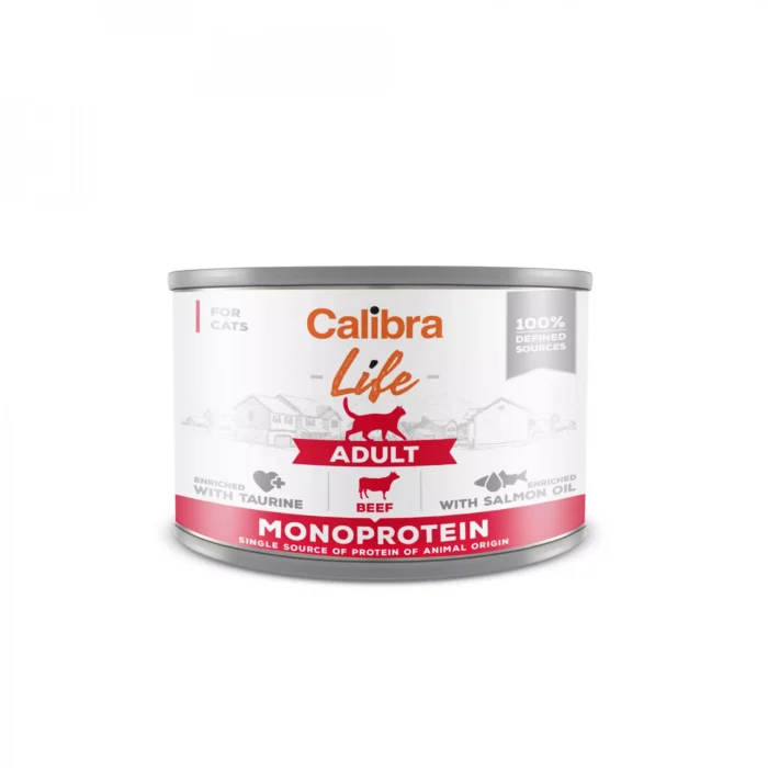 Calibra Cat Life Adult Beef  šlapias maistas katėms su jautiena