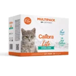 Calibra Cat Life pouches Sterilised Multipack šlapio maisto rinkinys kastruotoms katėms 12x85g