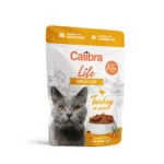 Calibra Cat Life pouch Adult Turkey in gravy šlapias maistas suaugusioms katėms su kalakutiena 85g