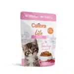 Calibra Cat Life pouch Kitten Turkey in gravy  šlapias maistas kačiukams su kalakutiena