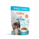 Calibra Cat Life pouch Kitten Salmon in gravy šlapias maistas kačiukams su lašiša