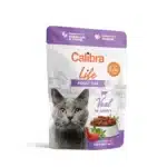 Calibra Cat Life pouch Adult Veal in gravy šlapias maistas suaugusioms katėms su elniena 85g