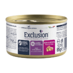 Exclusion Hypoallergenic hipoalerginis kačių maistas su kiauliena ir bulvėmis