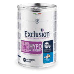 Exclusion Hypoallergenic konservai šunims su žuvimi ir bulvėmis - 400g.