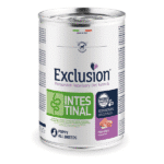 Exclusion Intestinal dietiniai konservai jauniems šunims su kiauliena ir ryžiais - 400g.