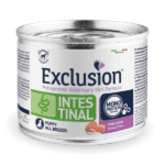 Exclusion Intestinal dietiniai konservai jauniems šunims su kiauliena ir ryžiais - 200g.