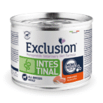 Exclusion Intestinal dietiniai konservai suaugusiems šunims su kiauliena ir ryžiais - 200g.