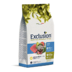Exclusion Mediterraneo šunų maistas su tunu vidutinio dydžio veislių šunims - 3kg.