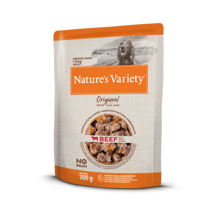 Nature's Variety Original Med/Max Dog konservai 300g (jautiena)