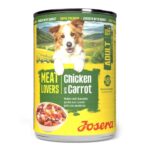 Josera Meat Lovers konservai šunims su vištiena ir morkomis