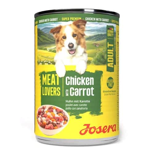 Josera Meat Lovers konservai šunims su vištiena ir morkomis