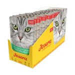 Josera Paté paštetas katėms su antiena ir vištiena, 16x85g.