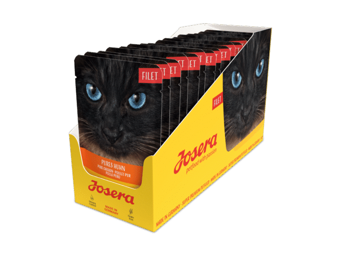 Josera konservai katėms su vištienos filė, 16x70g.