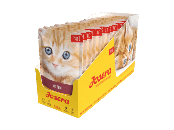 Josera Paté paštetas kačiukams su vištiena, 16x85g.