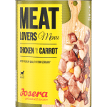 Josera Meat Lovers konservai šunims su vištiena ir morkomis - 400g.