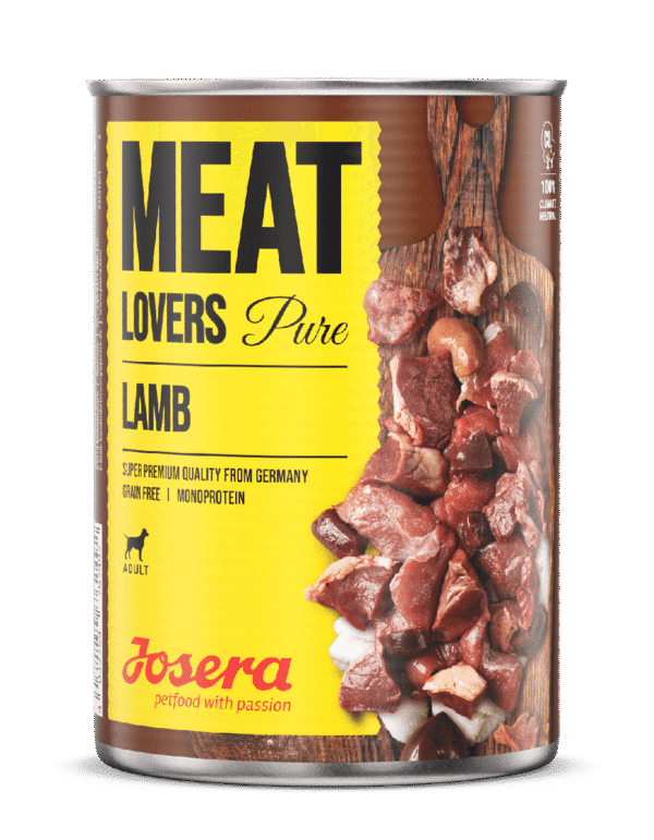 Josera Meat Lovers konservai šunims su ėriena - 400g.