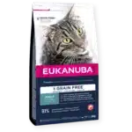 Eukanuba Grain Free Adult Salmon cat begrūdis sausas pašaras katėms su lašiša