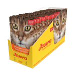 Josera Soup konservai katėms su vištiena, morkomis ir špinatais, 16x70g.