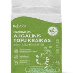 Belocat „TOFU” Kačių kraikas žaliosios arbatos kvapo 6L /2,5kg