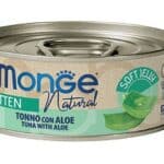 Monge Jelly Kitten konservuotas pašaras kačiukams su tuno gabalėliais ir alaviju 80g