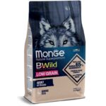 Monge Dry Dog BWILD sausas šunų maistas su žąsiena