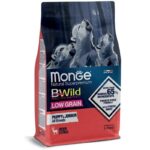 Monge Dry Dog BWILD - All Breeds Puppy&Junior su elniena 2,5kg