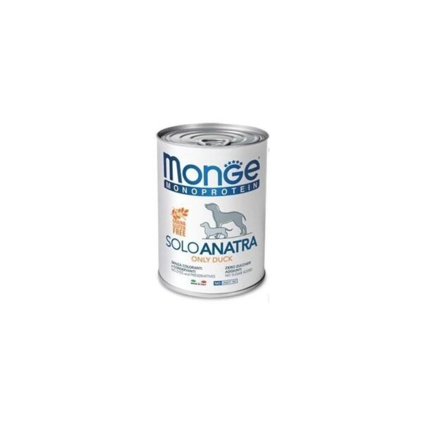 Monge Monoprotein SOLO konservai šunims su antiena 400g