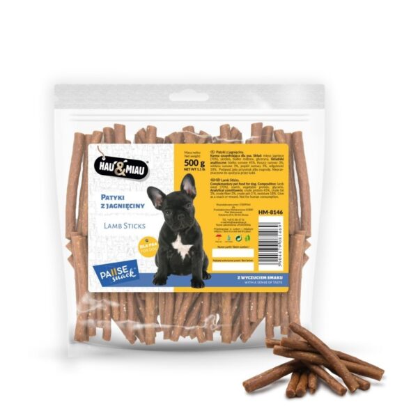 Hau & Miau ėrienos lazdelės 500g