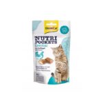 GimCat Nutri Pockets Dental skanėstai katėms su paukštiena 60g