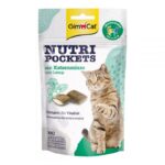 GimCat Nutri Pockets skanėstai katėms su kačių mėta ir multivitaminais 60g