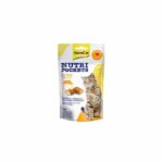 GimCat Nutri Pockets skanėstai katėms su sūriu ir taurinu 60g
