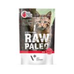 Raw Paleo Sterilised Beef pouch guliašas sterilizuotoms katėms, su jautiena,  100g