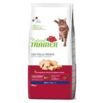 NATURAL TRAINER CAT ADULT CHICKEN su vištiena