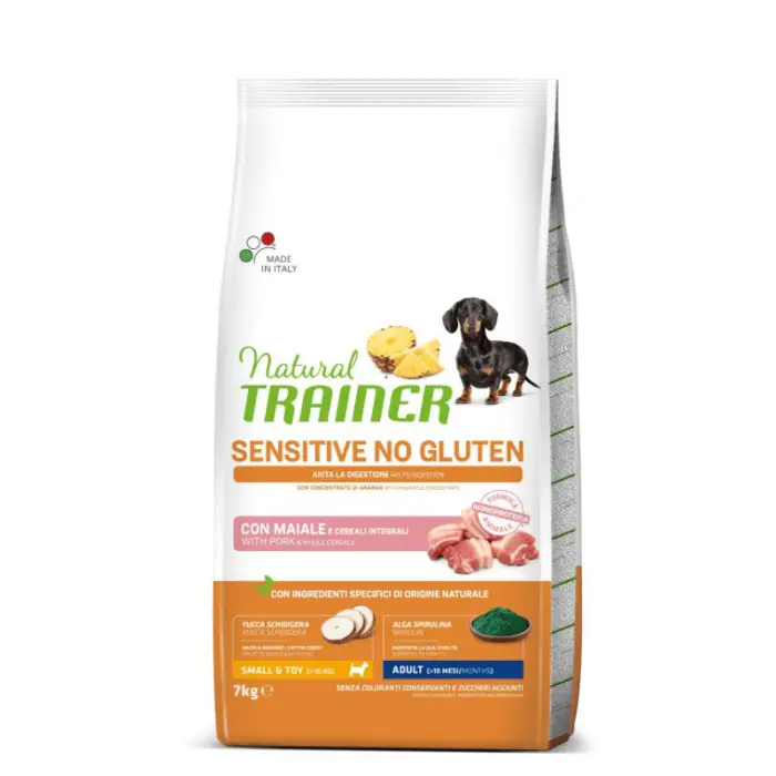 NT ADULT DOG SENSITIVE NO GLUTEN MINI PORK su kiauliena
