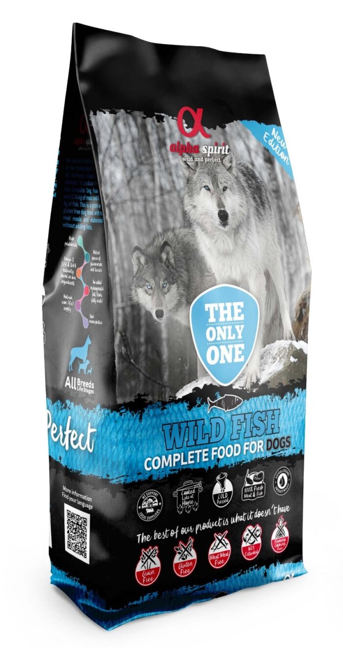 ALPHA SPIRIT WILD FISH pašaras šunims su žuvimi