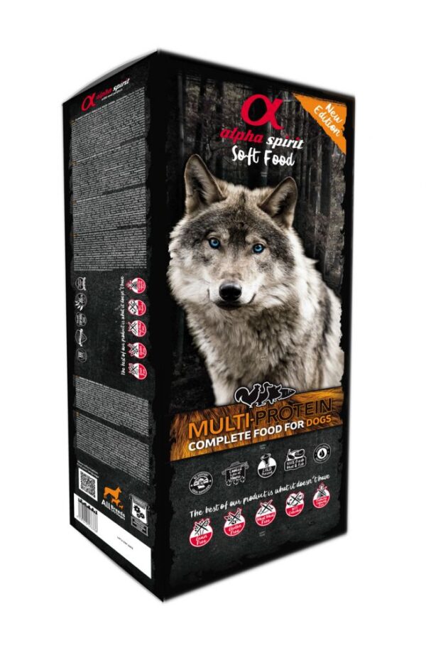 ALPHA SPIRIT MULTIPROTEIN Drėgnas Pašaras Šunims