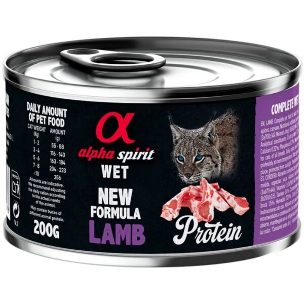 Alpha Spirit Konservai Katėms Su Ėriena 200g
