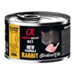 Alpha Spirit Konservas Sterilizuotoms Katėms Su Triušiena 200g