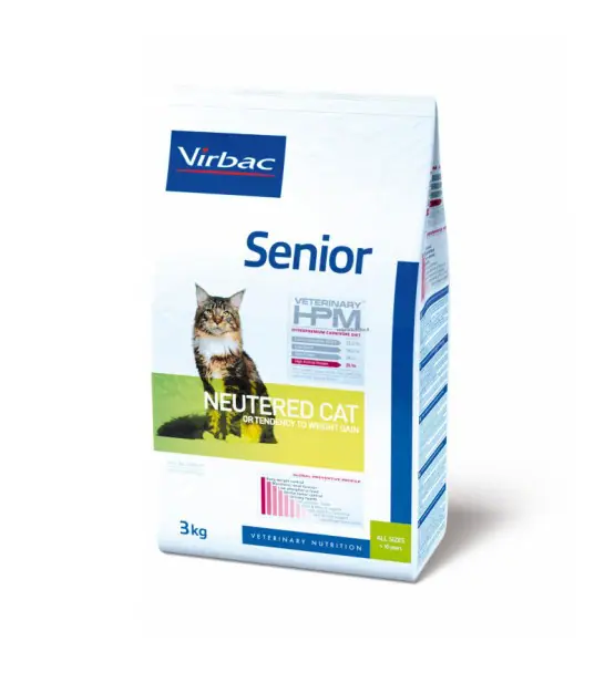 Virbac Senior Neutered Cat sausas maistas senyvoms sterilizuotoms katėms 3kg