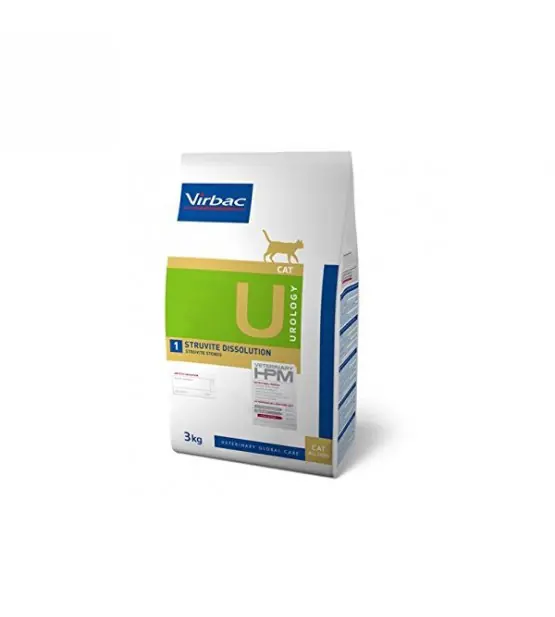 Virbac Urology Struvite Dissolution Cat sausas kačių maistas struvitų akmenų tirpdymui