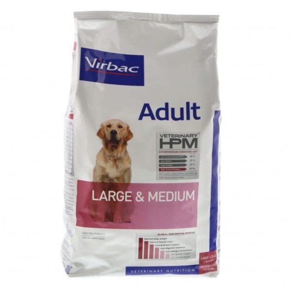 Virbac Adult Dog Large & Medium maistas suaugusiems vidutinių ir didelių veislių šunims 16kg