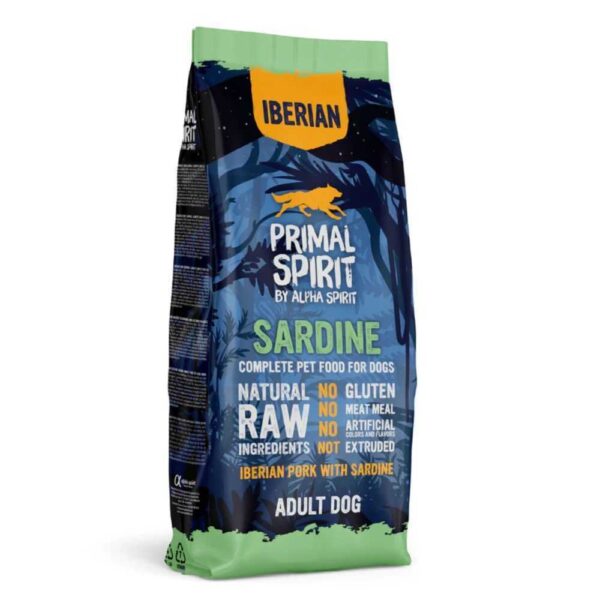 PRIMAL IBERIAN Sardin pašaras šunims su sardine 12kg