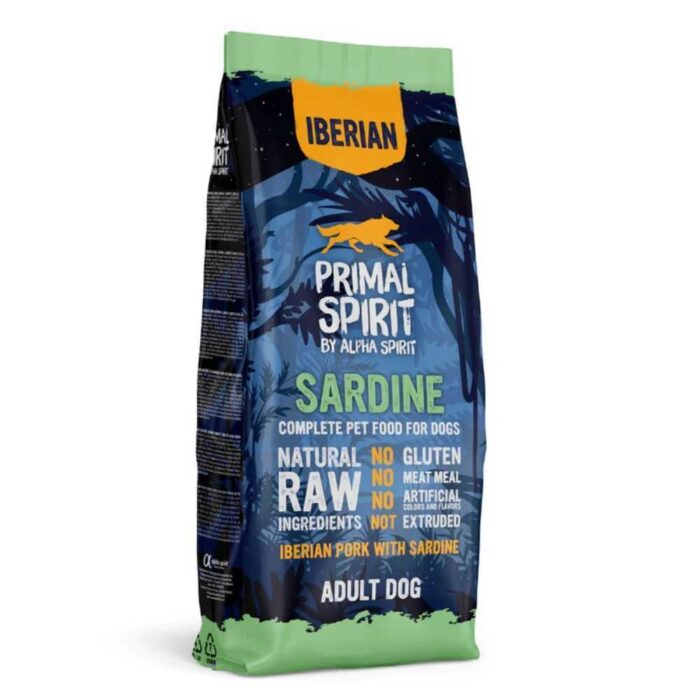 PRIMAL IBERIAN Sardin pašaras šunims su sardine 12kg