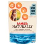 IAMS Naturally suaugusioms katėms su laukiniu tunu 12x85g