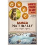 IAMS Naturally suaugusioms katėms su lašiša 12x85g