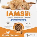 IAMS sausas maistas kastruotoms katėms su vištiena 10kg