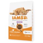 Iams Hairball katėms su vištiena nuo plaukų gumuliukų 10kg