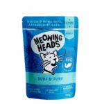 MEOWING HEADS Supurr Surf/Turf konservai katėms su žuvimi/vištiena/jautiena 10x100g